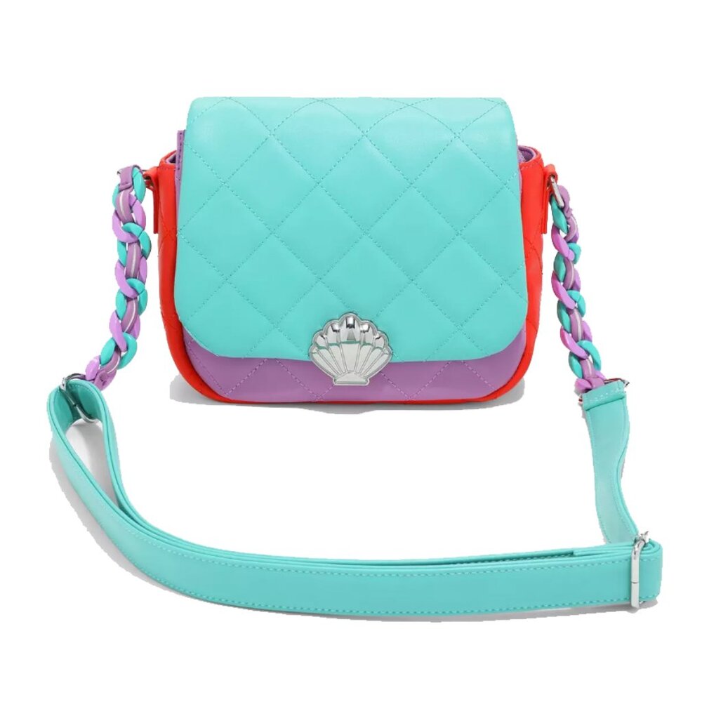 Loungefly Disney The Little Mermaid Ariel Color Block Handbag